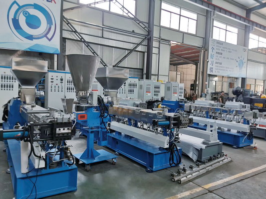 Automatic Plastic Recycling Extruder Machine for Custom Plastic Rubber Twin Screw Extruder