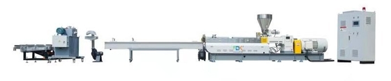 50-160mm PVC PET ABS Pellet Plastic Granule Making Machine Production Line for Granulating